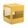 Vestil Yellow Cylinder Storage Vertical 4 Cylinder Capacity Knock Down CYL-V-4-KD